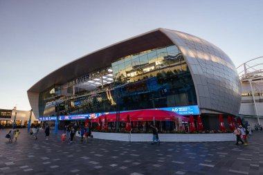 MELBOURNE, AUSTRALYA - 11 Ocak 2024 tarihinde Melbourne, Avustralya 'da Melbourne Park' ta 2024 Avustralya Açık Atmosferi.