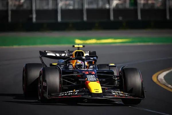 Melbourne Australia March Sergio Perez Mexico Drives Oracle Red Bull Royalty Free Stock Images