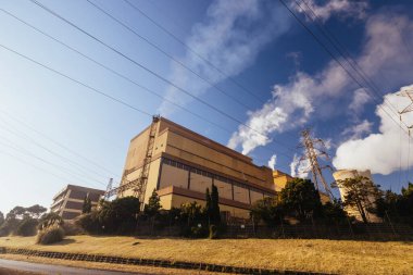 Yallourn Power Station in the Latrobe Valley is due for decommission in 2028 due to rising energy costs and environmental concerns. Based near the town of Yallourn, in Victoria, Australia clipart