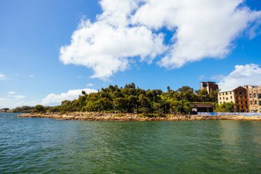 SYDNEY, AUSTRALYA - 03 ARALIK 2023 Sydney 'nin Barangaroo Reserve bölgesi Sydney, New South Wales, Avustralya.