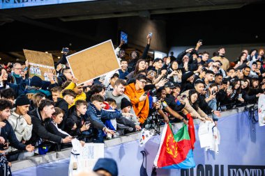 Newcastle United 'ın Tottenham Hotspur' u 22 Mayıs 2024 'te Melbourne, Avustralya' daki The Melbourne Cricket Ground 'da oynanan Küresel Futbol Haftası' nda yenmesinin ardından taraftarlar