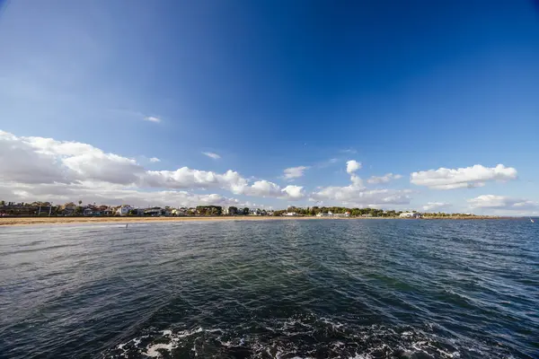 stock image Williamstown Beach on a winters day in Williamstown, Melbourne, Victoria, Australia