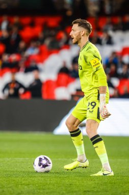 MELBOURNE, AUSTRALIA - 24 Mayıs: Newcastle United 'dan Mark Gillespie 24 Mayıs 2024 tarihinde Avustralya' nın Melbourne kentinde düzenlenen Küresel Futbol Haftası sırasında A-League All-Star Men ile oynarken