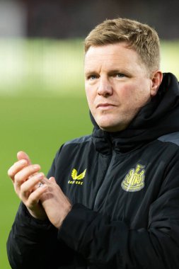 MELBOURNE, AUSTRALIA - 24 Mayıs: Eddie Howe, 24 Mayıs 2024 'te Melbourne, Avustralya' da oynanan Küresel Futbol Haftası sırasında Newcastle United 'ın A-League All-Star Men takımının teknik direktörü
