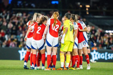 MELBOURNE, AUSTRALIA - 24 Mayıs: Arsenal Women FC, Marvel Stadyumu 'nda 24 Mayıs 2024' te düzenlenen Küresel Futbol Haftası 'nda All-League All-Star Kadınlarına Karşı