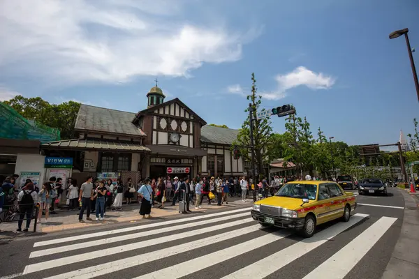 stock image TOKYO, JAPAN - MAY 11, 2019 - Harajuku train station in Harajuku in central Tokyo, Japan