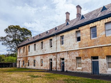 MELBOURNE, AUSTRALYA - 26 Aralık 2024: Melbourne Avustralya 'da sıcak bir yaz gününde Abbotsford Manastırı
