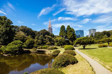 Shinjuku Gyo-en Shinjuku ve Shibuya, Tokyo, Japonya'da büyük bir park ve bahçe.