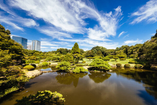 Shinjuku Gyo-en is a large park and garden in Shinjuku and Shibuya, Tokyo, Japan.