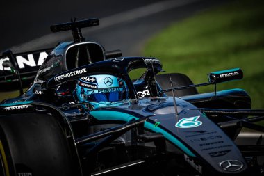 MELBOURNE, AUSTRALYA - 14 Mart: Avustralya 'nın Melbourne kentindeki Albert Park' ta düzenlenen 2025 Avustralya Grand Prix 'sinde ilk antrenman