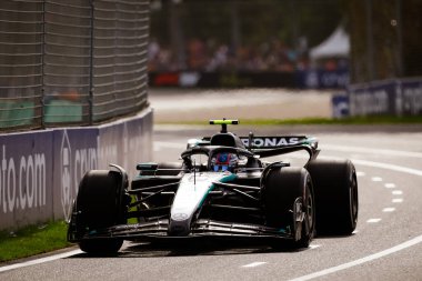 MELBOURNE, AUSTRALIA - 14 Mart: İtalyan Andrea Kimi Antonelli, Melbourne 'daki Albert Park' ta düzenlenen 2025 Avustralya Grand Prix 'sinde Mercedes AMG Petronas F1 Takımı W16' yı sürdü.