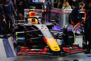 Avustralya, Melbourne 'daki Albert Park' ta 2025 Avustralya Grand Prix 'sinde Red Bull pit' i kazandı.