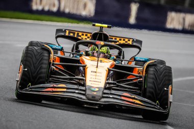 Avustralya 'nın Melbourne kentindeki Albert Park' ta düzenlenen Avustralya Formula 1 Grand Prix sırasında İngiltere ve McLaren Formula 1 takımlarından Lando Norris