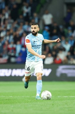 MELBOURNE, AUSTRALIA - 31 Mayıs: Melbourne City 'li Aziz Behich Melbourne City ile Melbourne City arasındaki A-League Mens Grand Final maçı sırasında 31 Mayıs 2025' te Avustralya 'nın Melbourne kentinde oynanan.