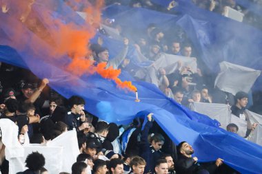MELBOURNE, AUSTRALIA - 31 Mayıs 2025 'te Melbourne City ile Melbourne Victory arasında oynanan A-League Mens Grand Final karşılaşmasının önünde hayran atmosferi.