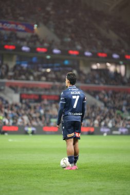 MELBOURNE, AUSTRALIA - 31 Mayıs: Melbourne Victory 'den Daniel Arzani Melbourne City ile Melbourne City arasında 31 Mayıs 2025' te Melbourne, Avustralya 'da oynanan A-League Erkekler Grand Final karşılaşmasında.