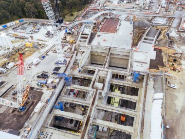 MELBOURNE, AUSTRALYA - 27 Temmuz 2025: Bulleen, Melbourne, Victoria, Avustralya 'da Kuzey Doğu Bağlantısının Bazı Parçaları yapım aşamasında