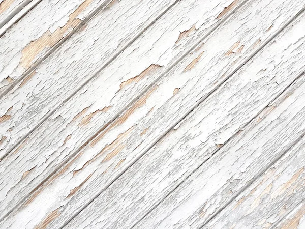 Diagonal White Planks Wood Boards Texture Background — Stock Photo, Image
