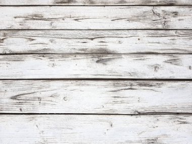 Beyaz vintage ahşap yatay döşeme doku arka planı