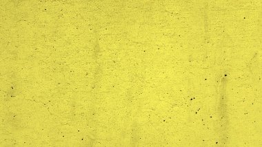 Duvarın arka planında boş çimento sıva sarı doku yüzeyi