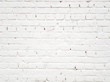 Alçılı beyaz tuğla duvar dokusu