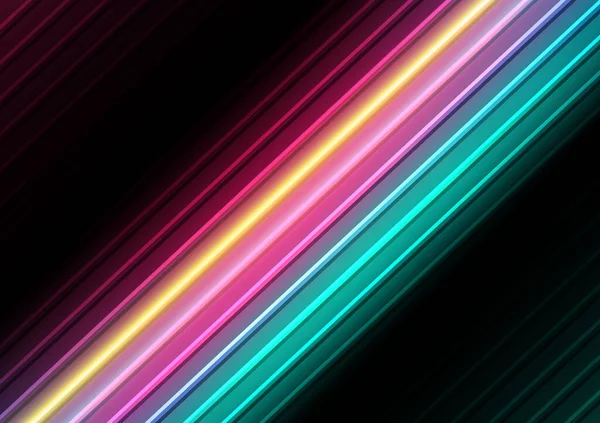 Abstrakte Hitech Farbe Linie Hintergrund — Stockvektor