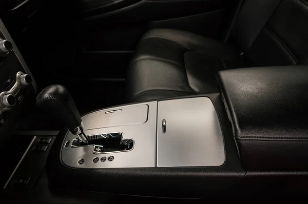 Automatic Transmission Car Interior Close Detail — Stock Photo, Image
