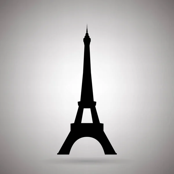 파리의 탑입니다 배경에 Eps10 — 스톡 벡터