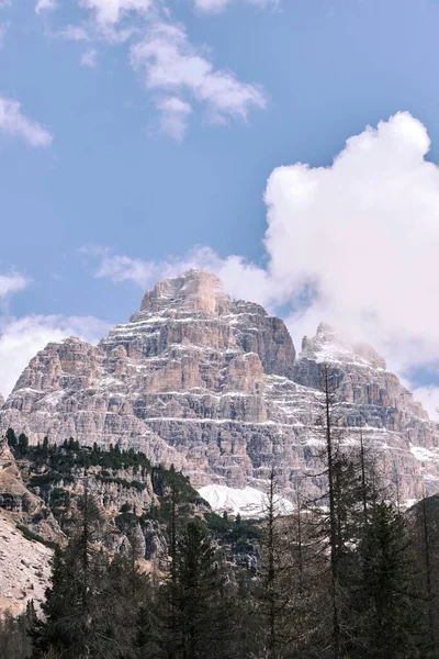 Tre Cime Lavaredo Hiking Autn Dolomite Italy — стоковое фото