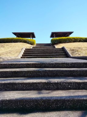 Edogawa, Tokyo 'daki Gökyüzüne giden merdiven.