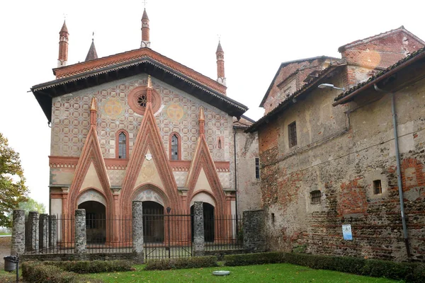 Buttigliera Alta Piemonte Itália 2022 Abadia Gótica San Antonio Ranverso — Fotografia de Stock