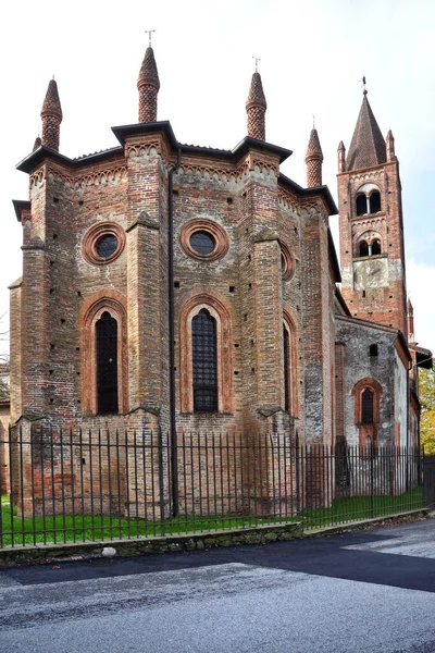 Buttigliera Alta Piemont Włochy 2022 Opactwo Gotyckie San Antonio Ranverso — Zdjęcie stockowe