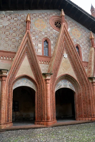 Buttigliera Alta Piemont Italien 2022 Die Gotische Abtei San Antonio — Stockfoto
