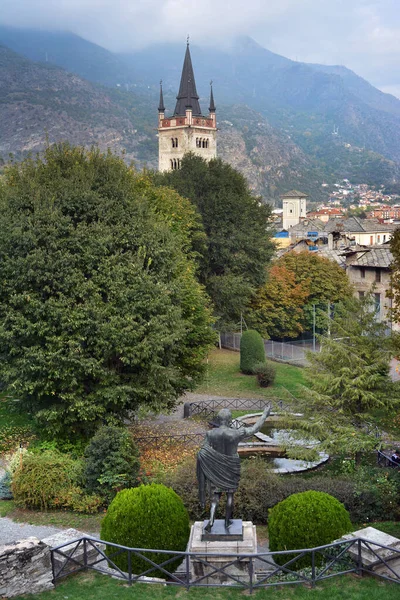 Susa Piemonte Italien 2022 Utsikt Över Staden Från Augustus Park — Stockfoto
