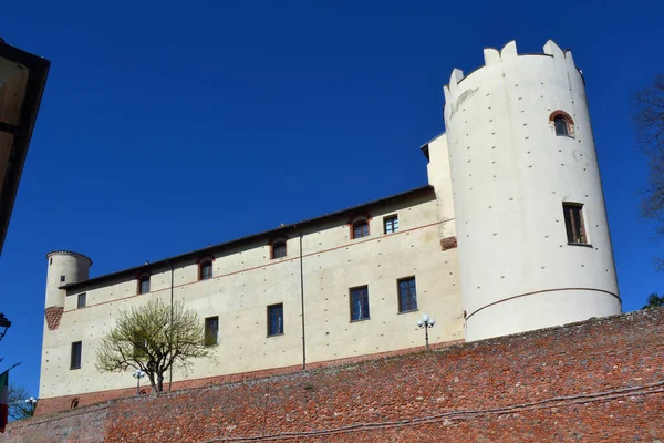 Cortanze Piemont Italien 2023 Die Außenmauern Der Burg Von Cortanze — Stockfoto