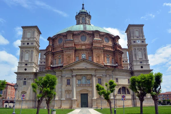 Vicoforte Piemonte Itália Santuário Vicoforte Também Conhecido Como Santuario Regina — Fotografia de Stock