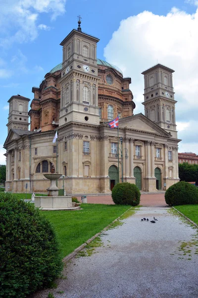 Vicoforte Mondovi Piemonte Olaszország 2023 Vicoforte Szentélye Más Néven Santuario — Stock Fotó