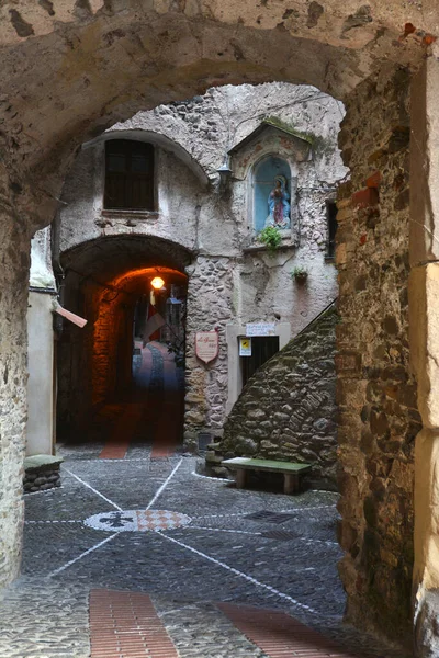 Dolceacqua Ligurie Italie 2023 Ancien Village Médiéval Dolceacqua Dans Arrière — Photo