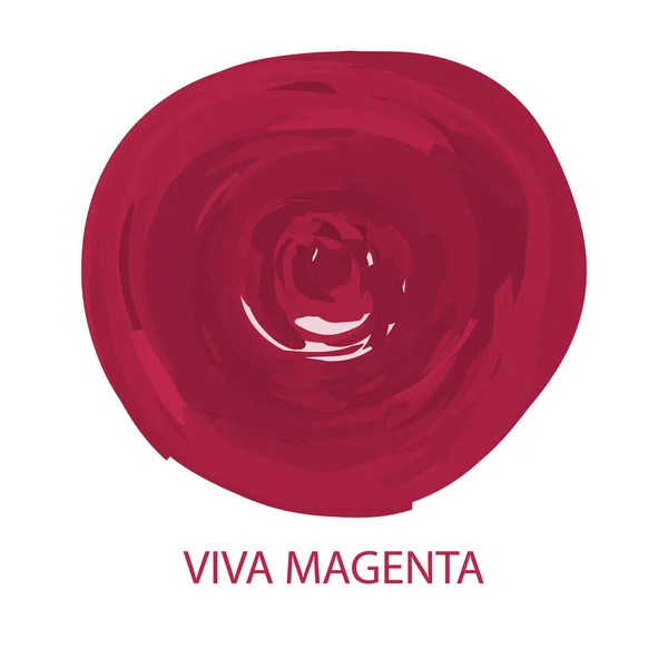 Punto Abstracto Con Color Del Año 2023 Viva Magenta — Archivo Imágenes Vectoriales