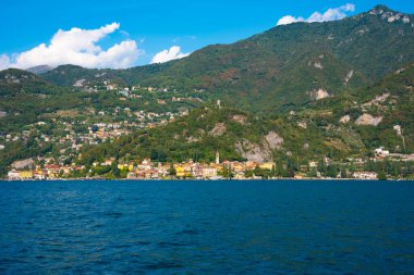 Panoramic view of lake Como, a popular turist destination