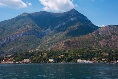 Panoramic view of lake Como, a popular turist destination