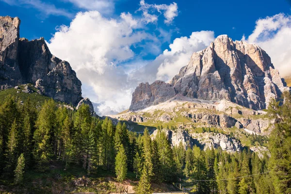 stock image Dolomite alps in northern Italy, beautiful mountain landscape