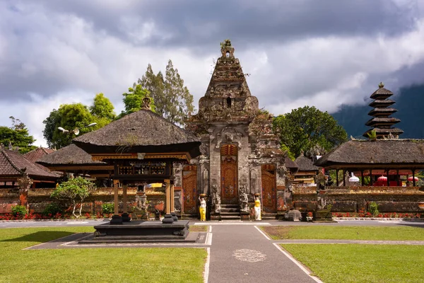 stock image Pura Ulun Danu Bratan, hindu temple on Bali, Indonesia