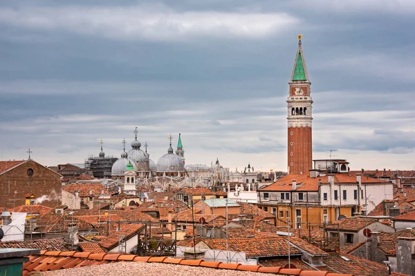 Venedik Talya Nın Panoramik Manzarası Yukarıdan Görülüyor Stok Fotoğraf