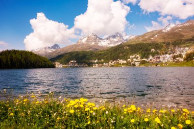 Saint Moritz Gölü, İsviçre Yazın