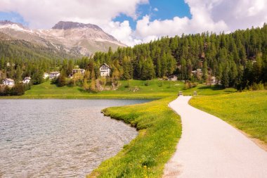 Saint Moritz Gölü, İsviçre Yazın