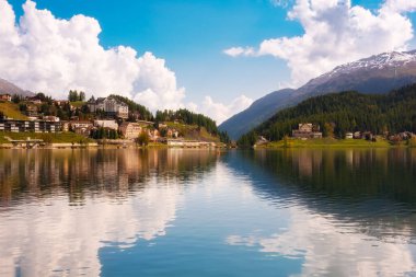 Saint Moritz Gölü, İsviçre Yazın