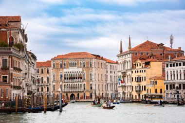 Venedik şehri, İtalya sudan görüldü