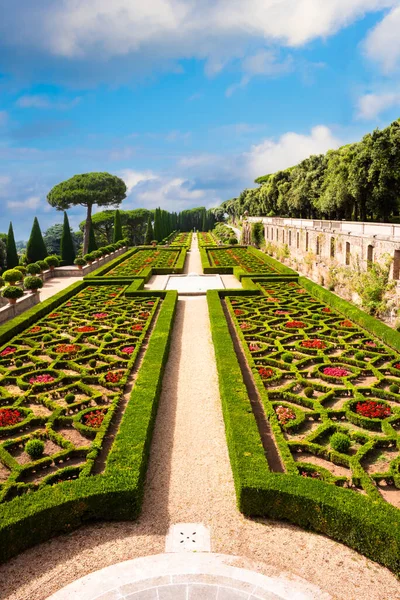 Park Italië Landschapsontwerp Van Pauselijke Tuin Stockfoto