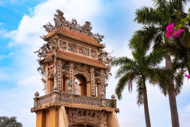 Vietnam 'daki geleneksel tapınak ve tapınak